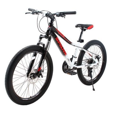 Велосипед SPARK MONTERO JR. (колеса - 24", алюмінієва рама - 13") білий з чорним 000224702 фото