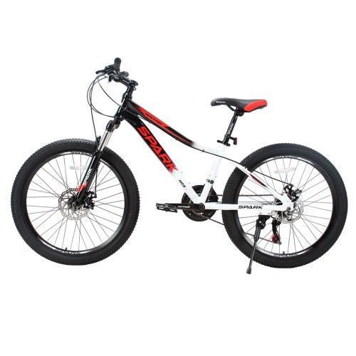 Велосипед SPARK MONTERO JR. (колеса - 24", алюмінієва рама - 13") білий з чорним 000224702 фото