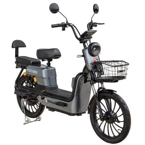 Велосипед з електромотором SPARK RIDER 14" 48V/500W/20Ah Сірий 000227050 фото